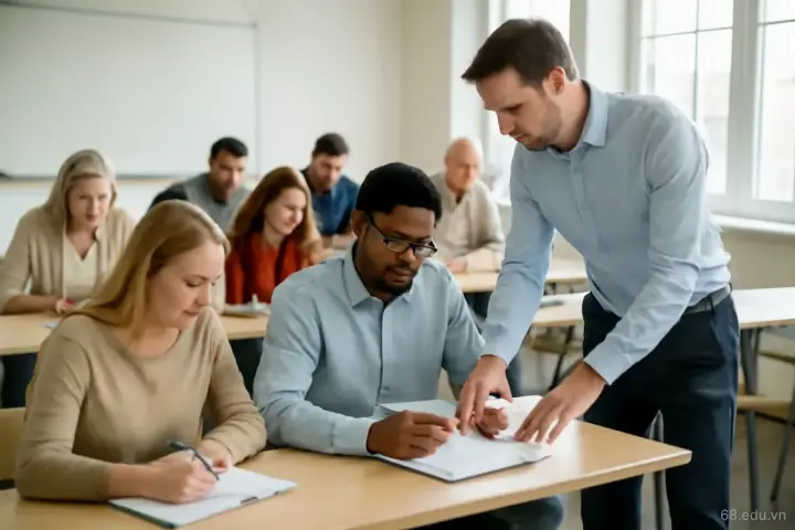Tỷ lệ lý thuyết và thực hành: con số nói lên chất lượng khoá học
